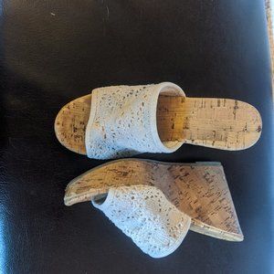 Montego Bay Club Macrame Wedge Sandals